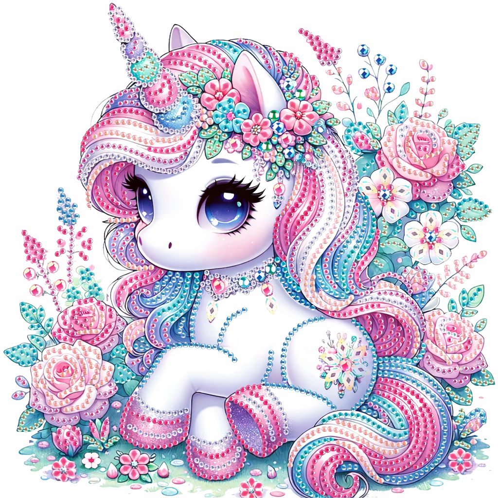 Kit de arte mosaico unicornio